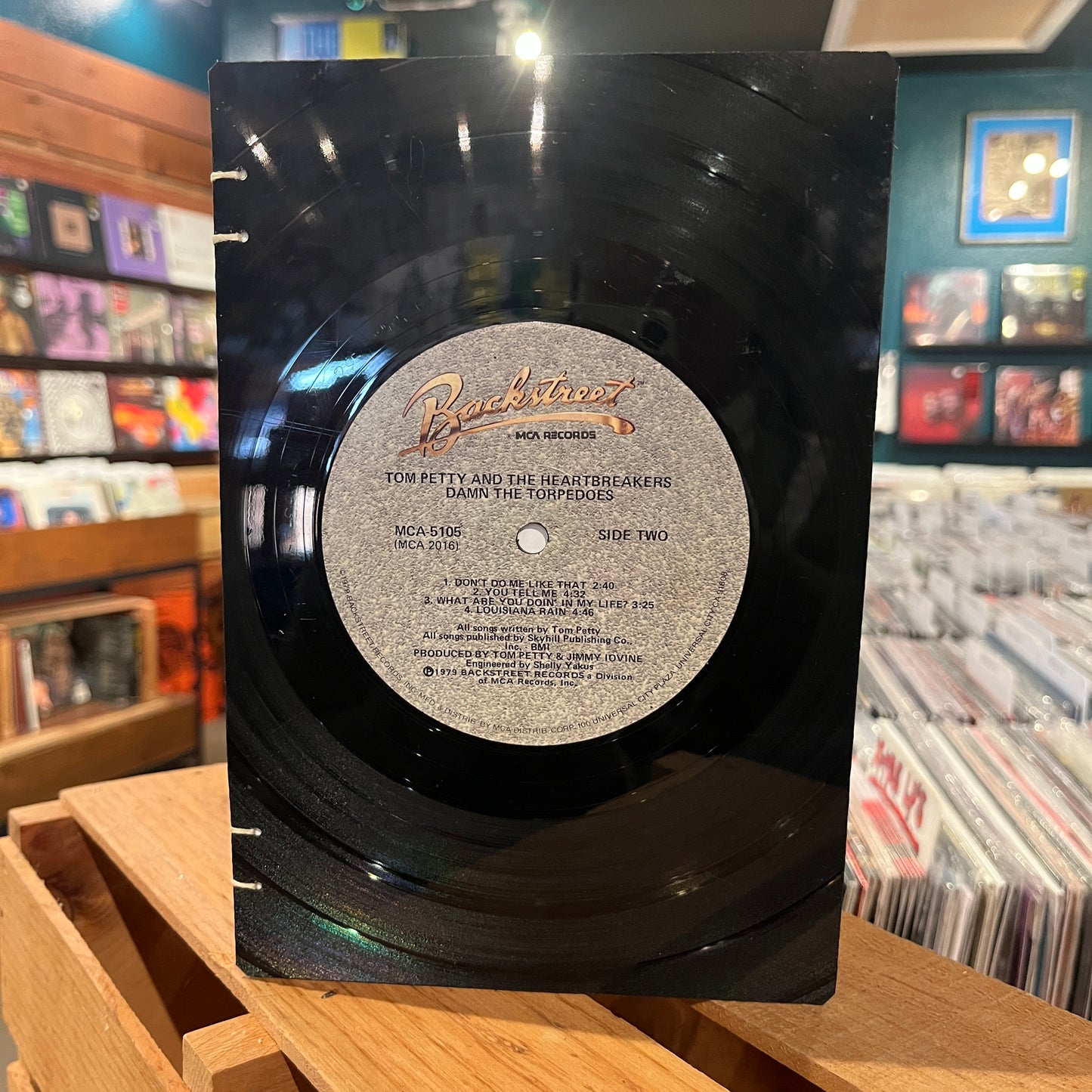 Tom Petty Recycled Vinyl Journal