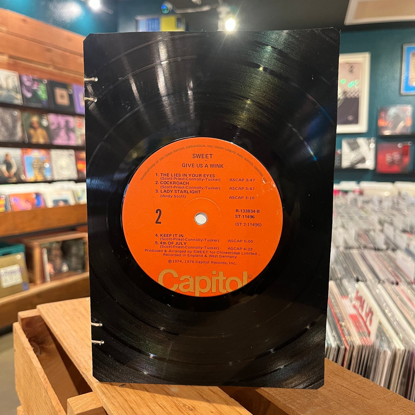 Suzi Quatro / Sweet Recycled Vinyl Journal