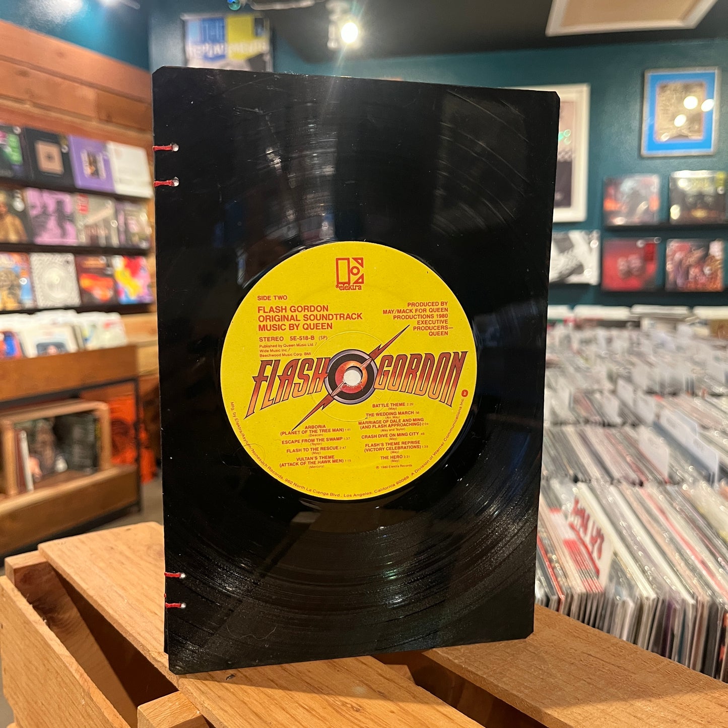 Queen / Flash Gordon Recycled Vinyl Journal