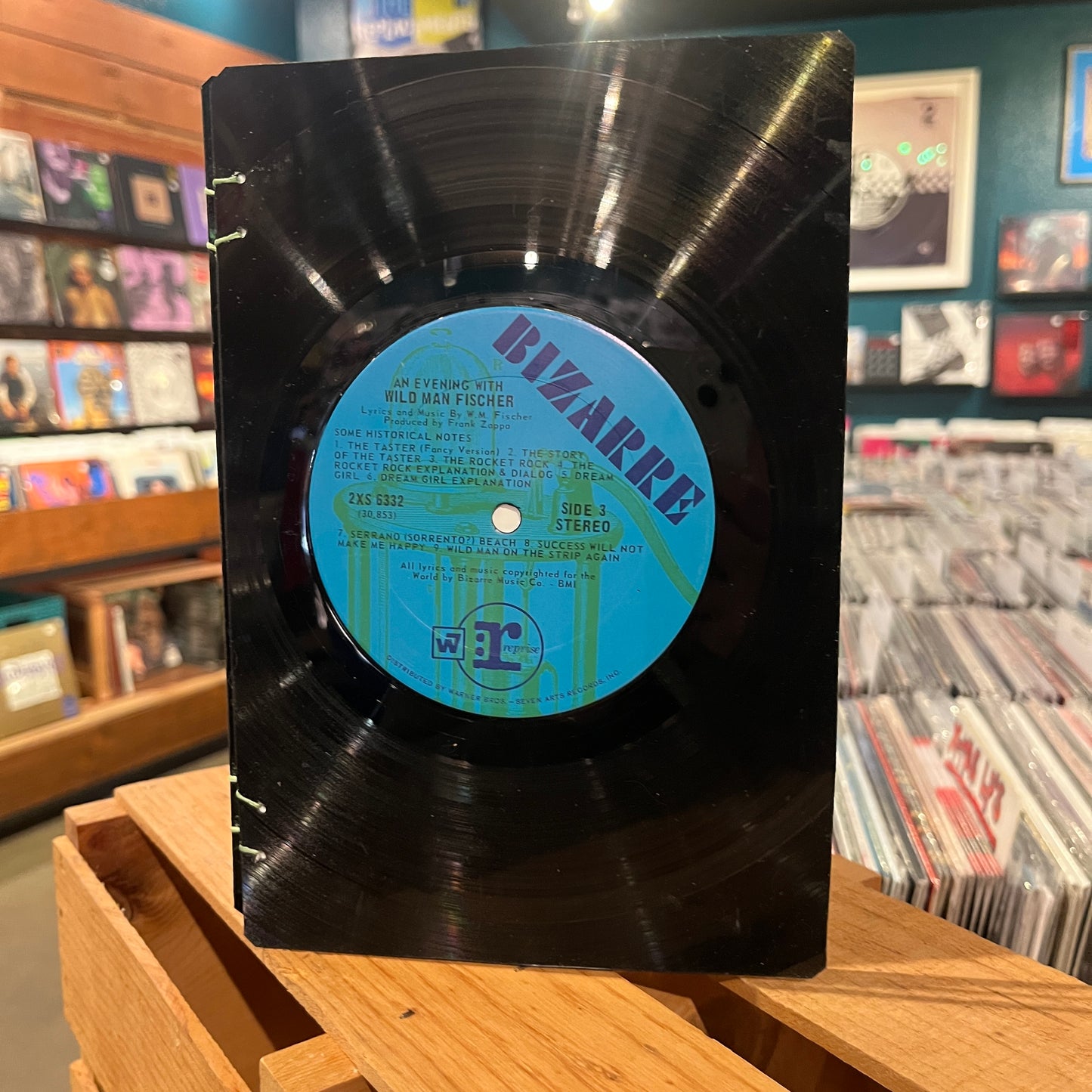 Wild Man Fischer Recycled Vinyl Journal