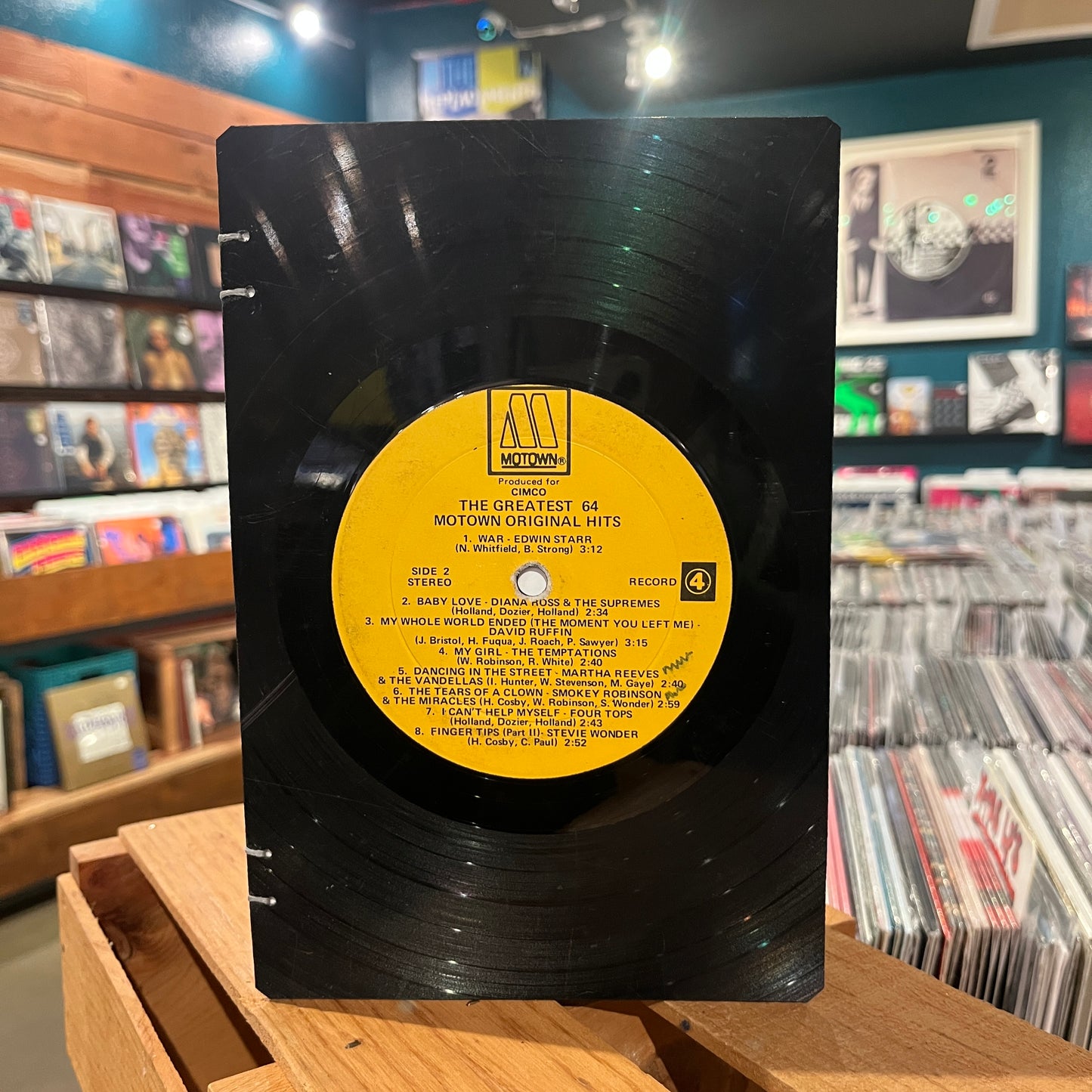 The Temptations / The Greatest 64 Motown Original Hits Recycled Vinyl Journal