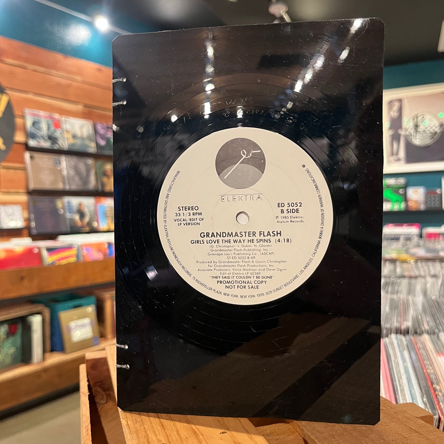 Grandmaster Flash / Sugarhill Gang Recycled Vinyl Journal