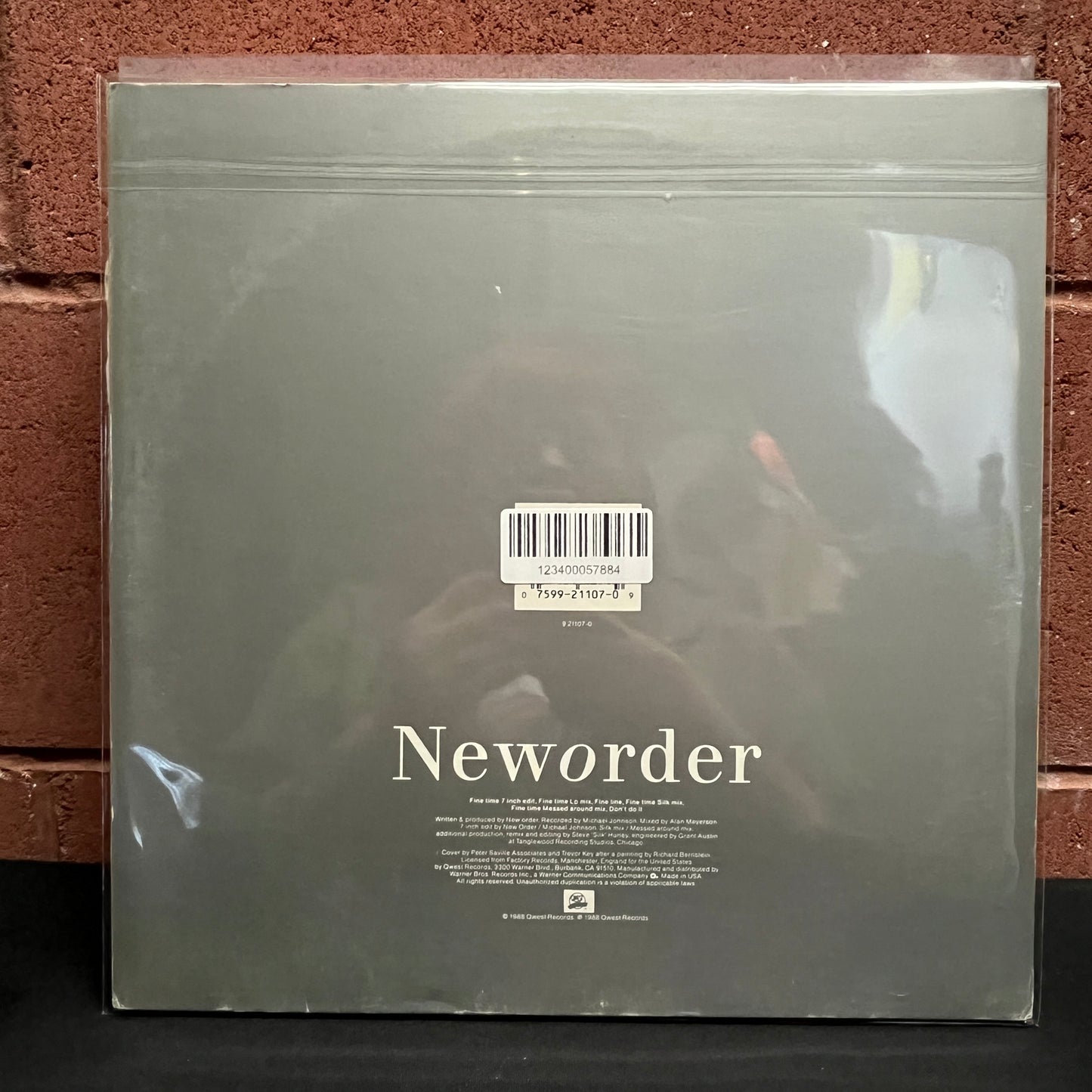Used Vinyl: New Order "Fine Time" 12" Single