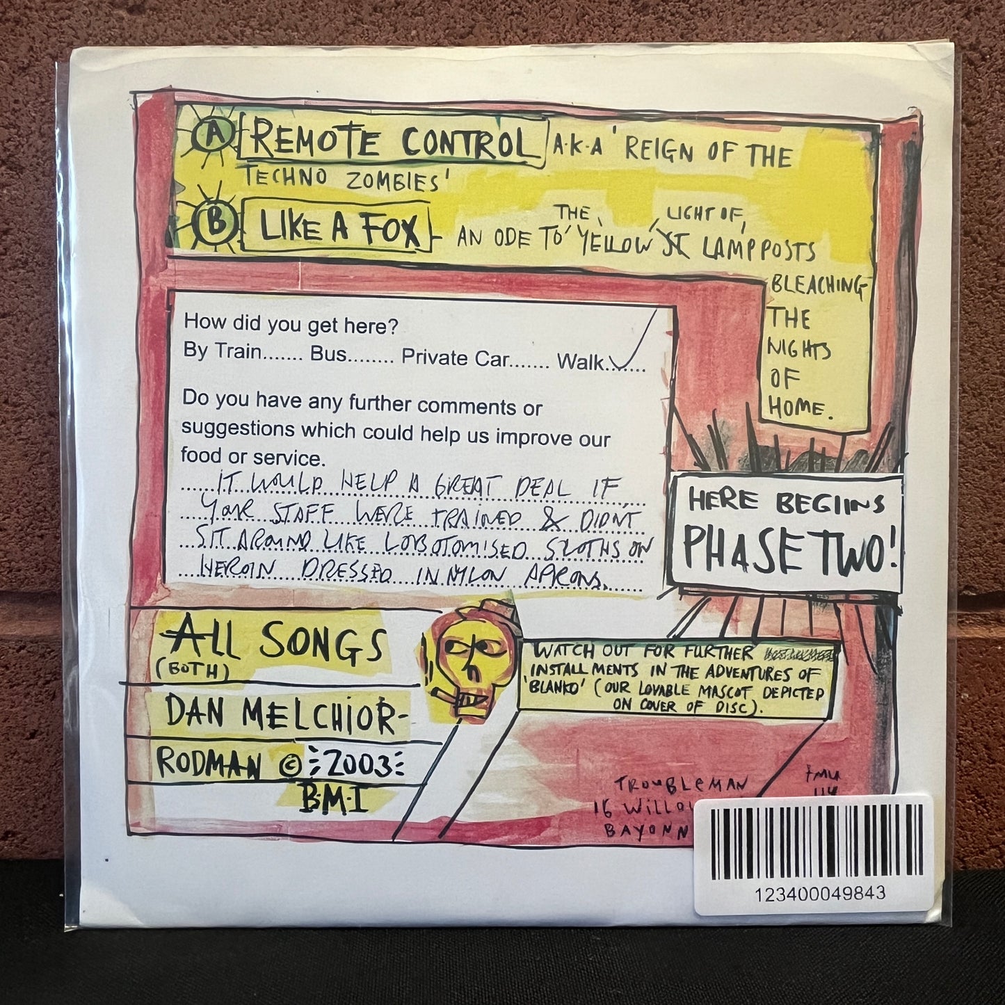 Used Vinyl: Dan Melchior's Broke Revue "It's A Garage Obituary! In Hi-Fi" 7" (Blue Marble Vinyl)