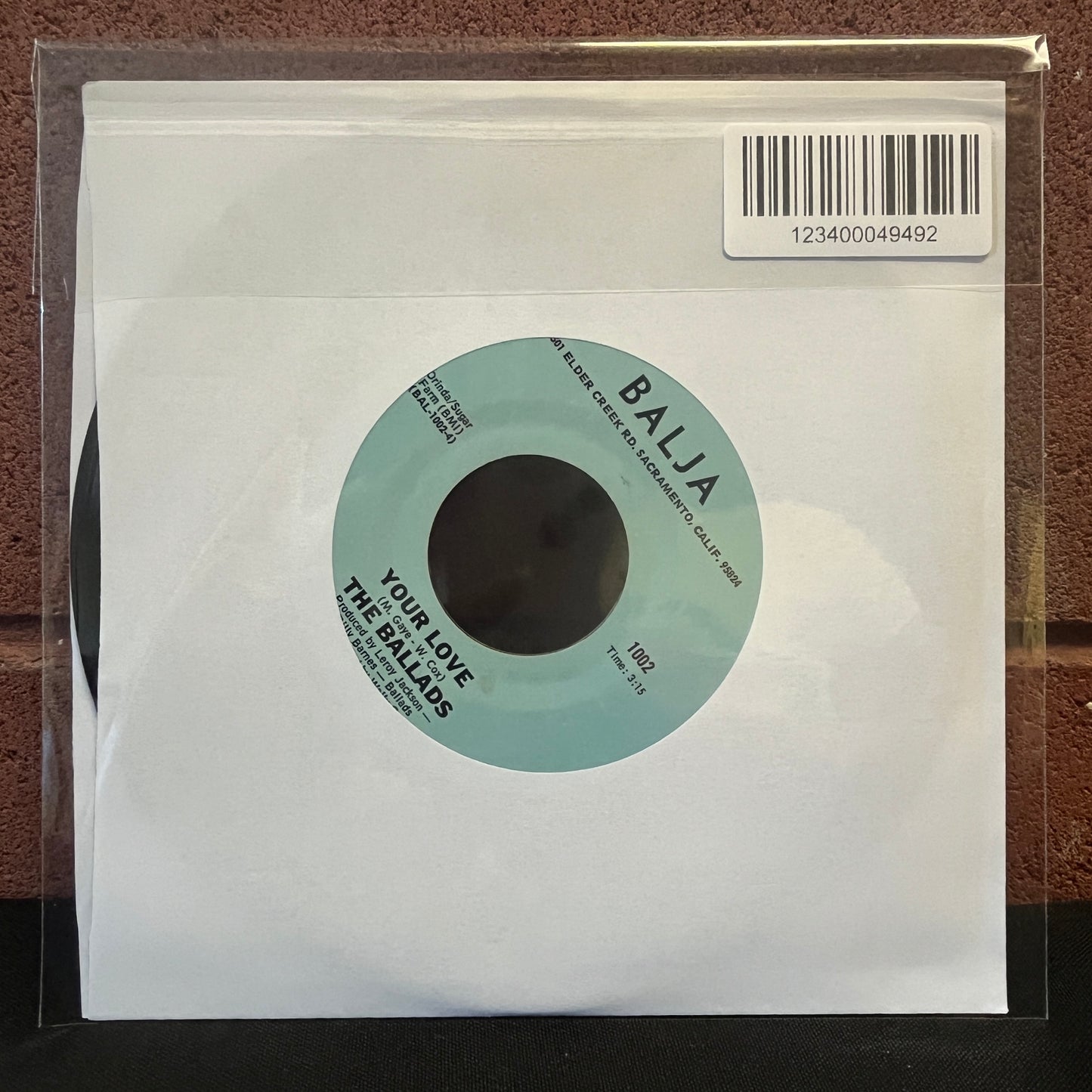 Used Vinyl: The Ballads "Wait / Your Love" 7"