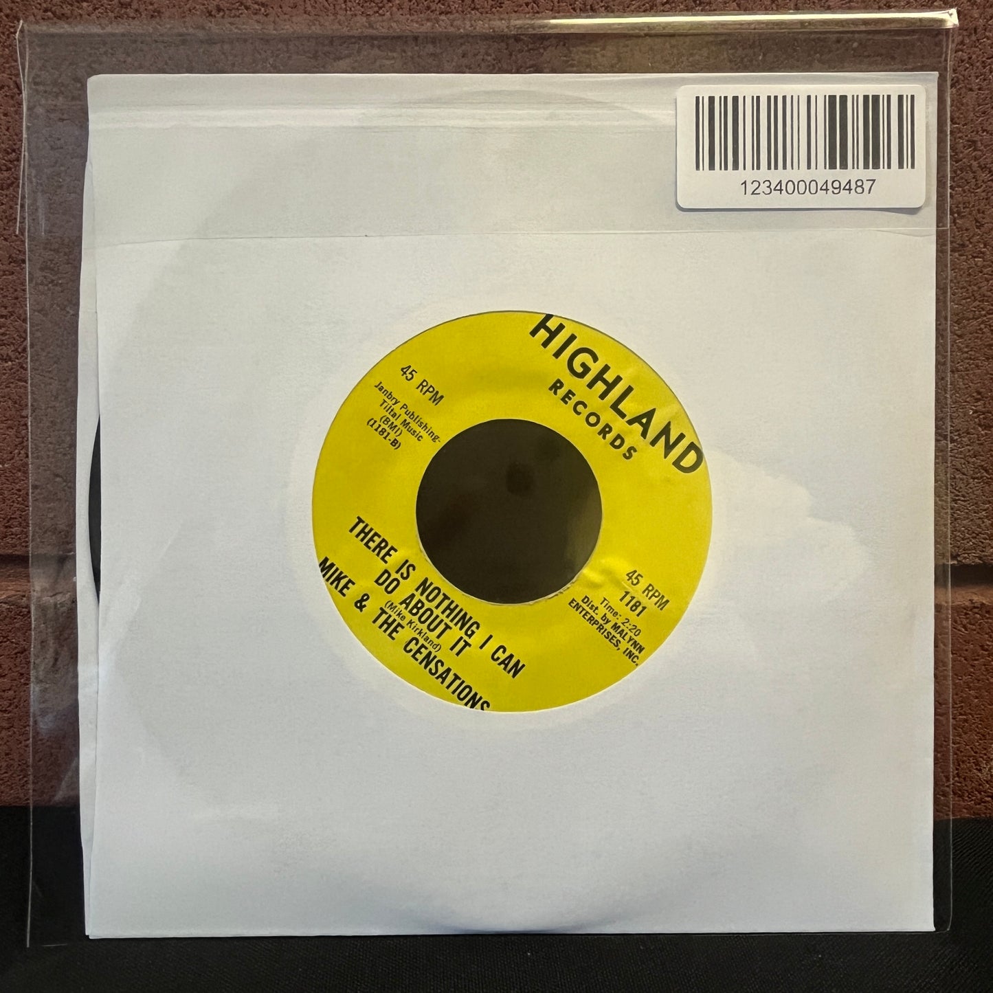 Used Vinyl: Mike & The Censations "Don't Mess With Me" 7"