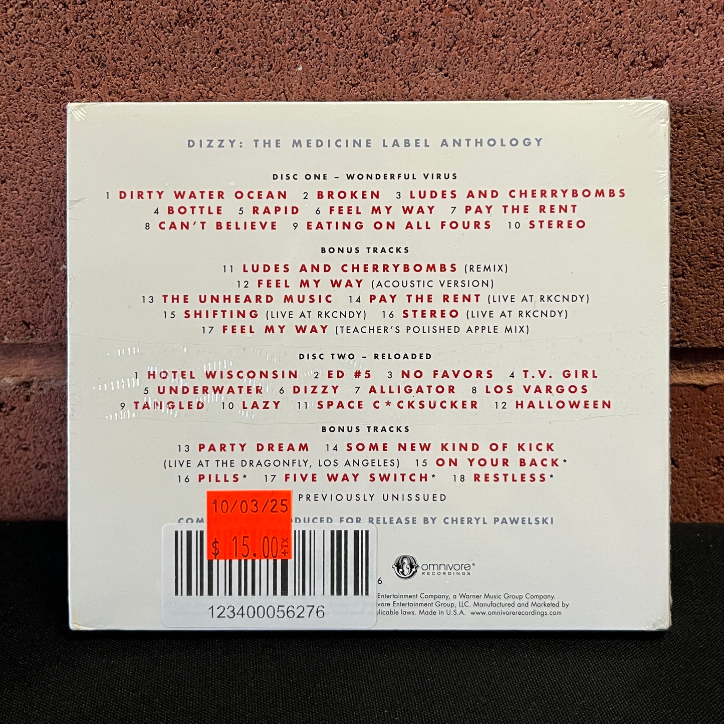 Used CD: Green Apple Quick Step "Dizzy: The Medicine Label Anthology" 2xCD