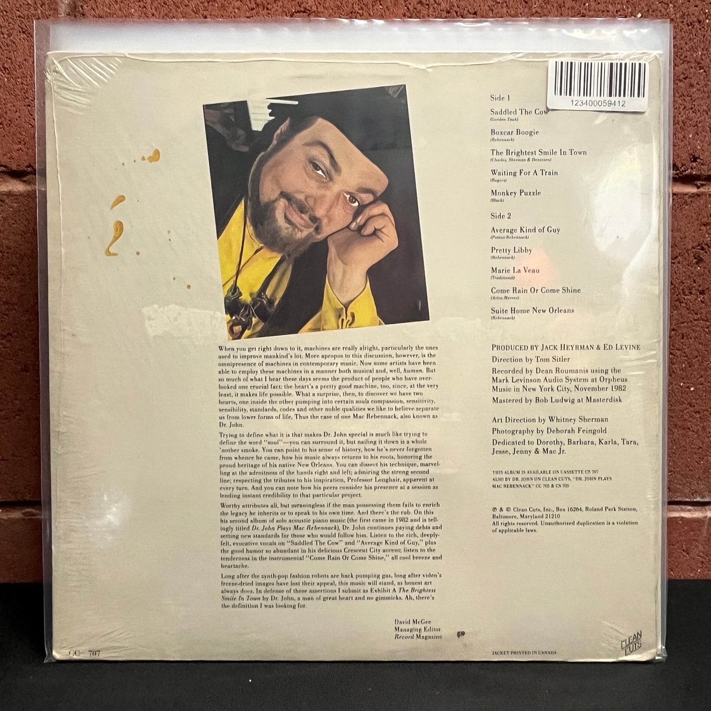 Used Vinyl: Dr. John "Brightest Smile In Town" LP (Sealed!)