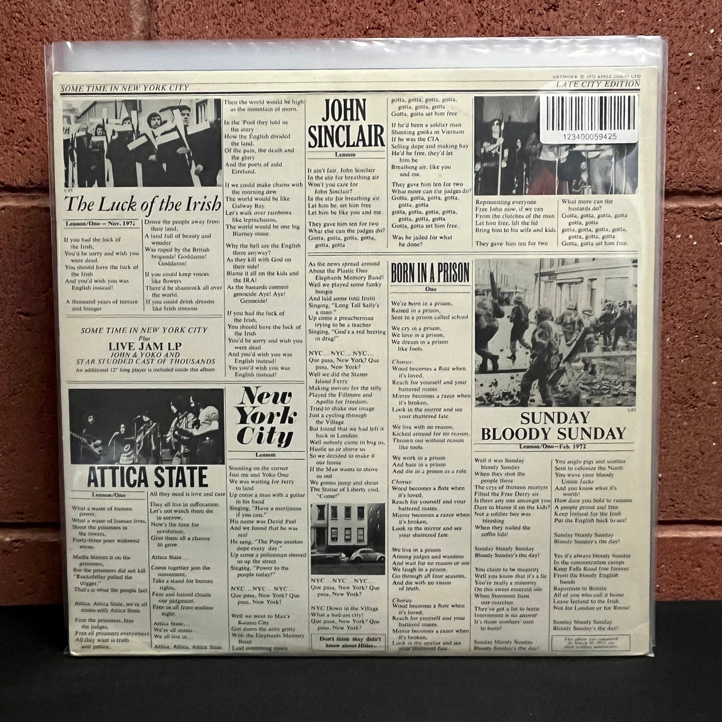 Used Vinyl: John Lennon & Yoko Ono / Plastic Ono Band "Sometime In New York City" 2xLP (1988 Press)