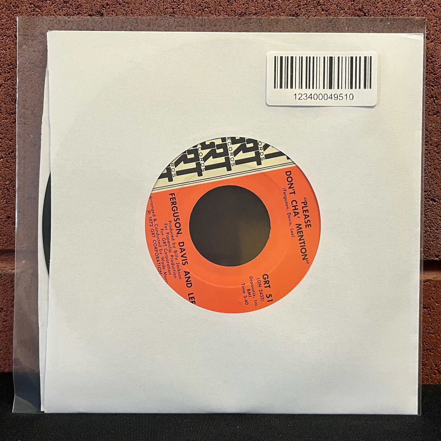 Used Vinyl: Ferguson, Davis and Lee "Must Be Going Out of My Head (But I 'Luz' You)" 7"