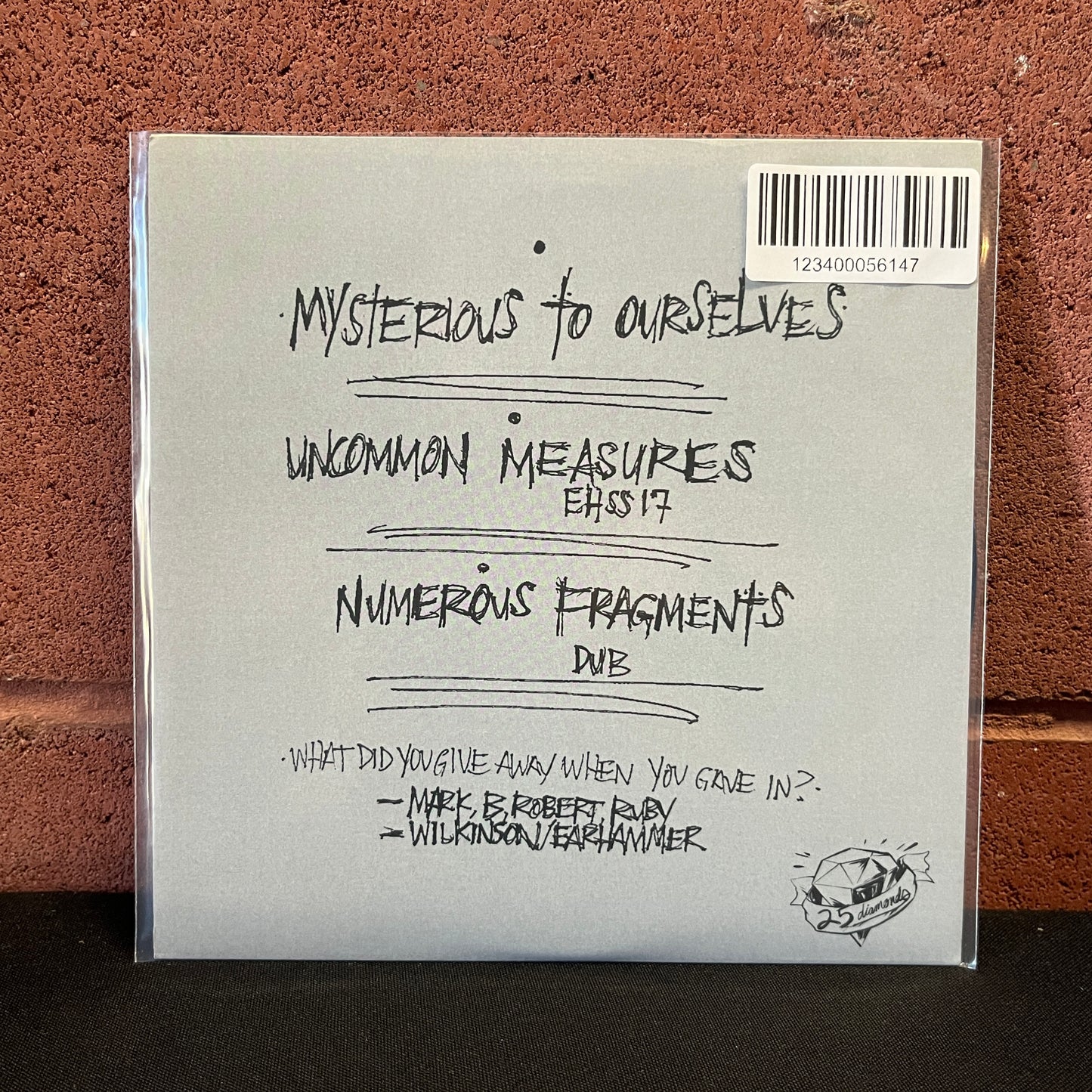 Used Vinyl: No Statik "What Did You Give Away When You Gave In?" 7" (Blue Vinyl)