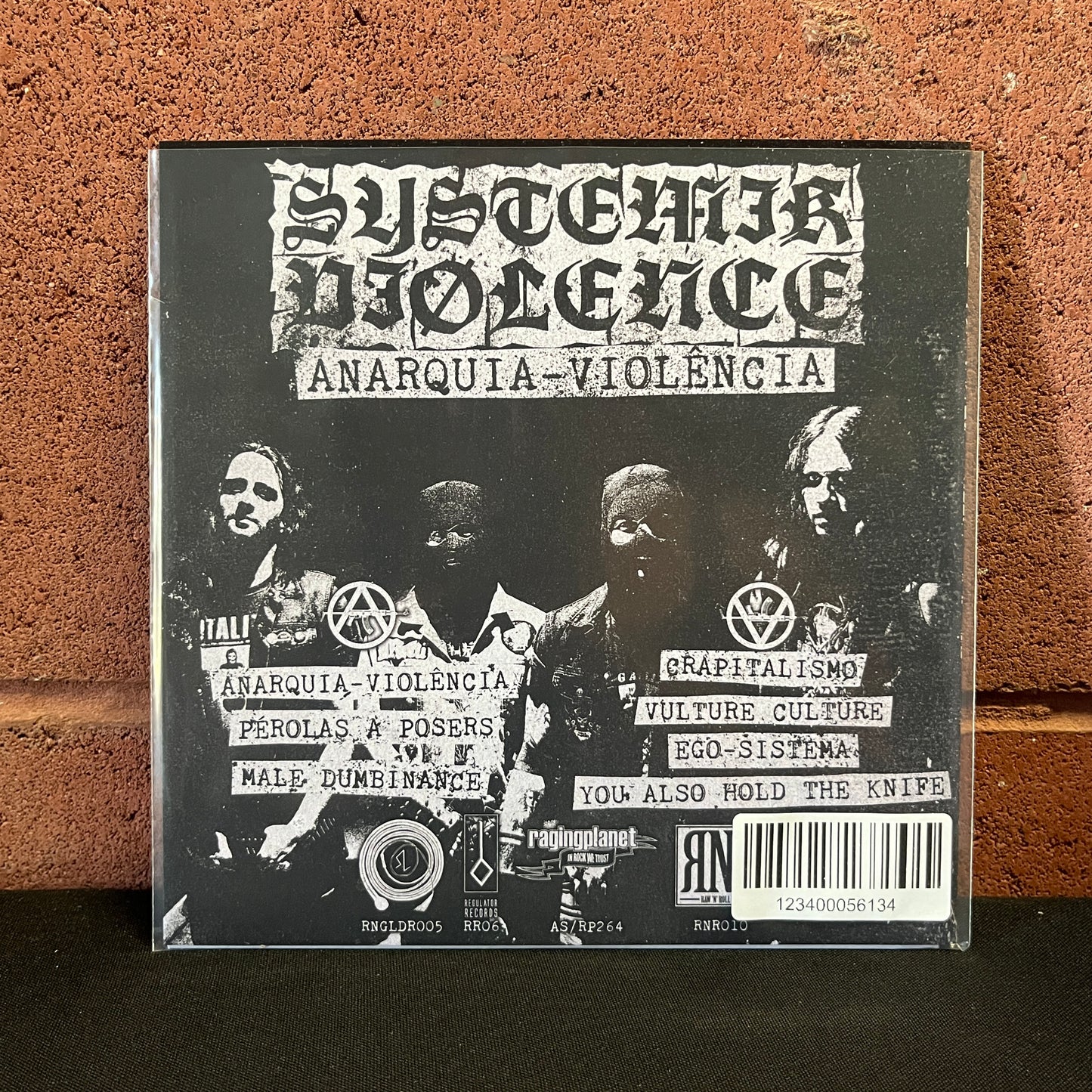 Used Vinyl: Systemik Viølence "Anarquia-Violência" 7"