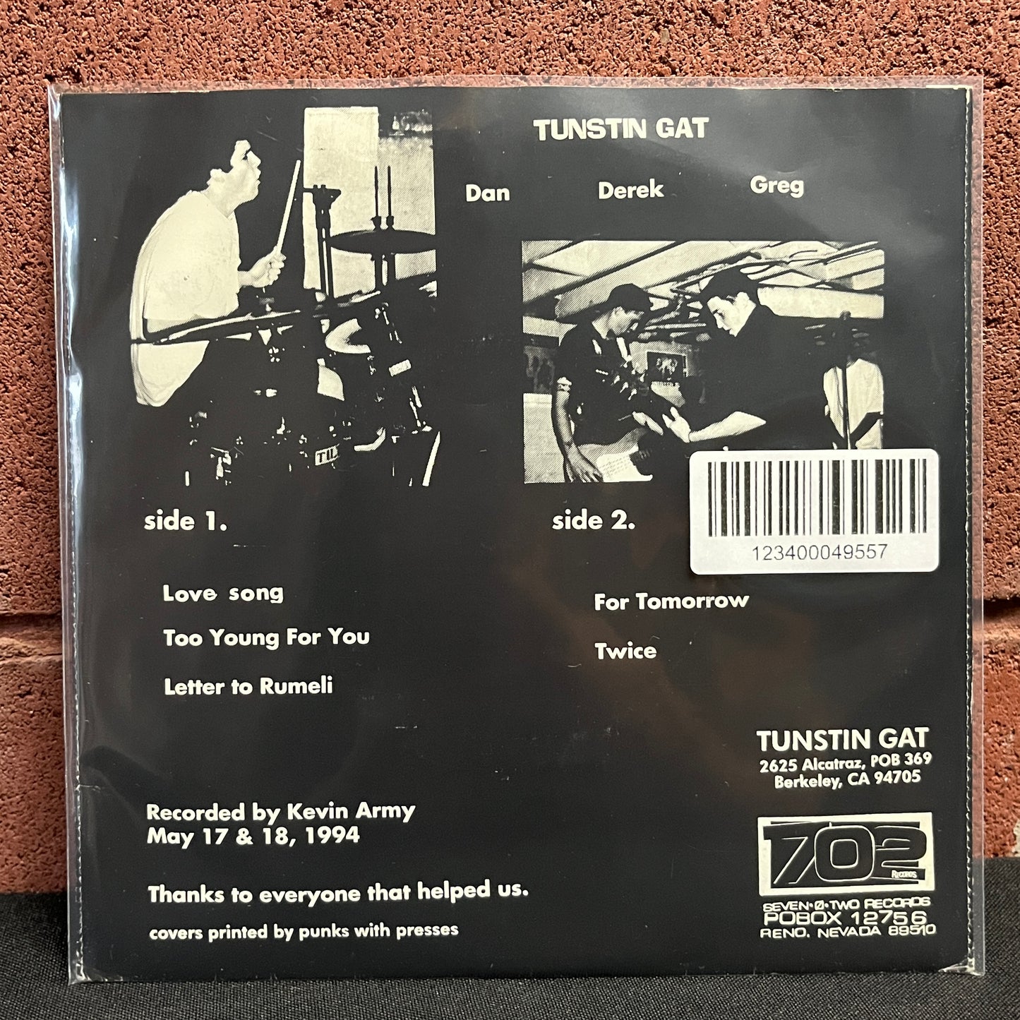 Used Vinyl: Tunstin Gat "Tunstin Gat" 7"