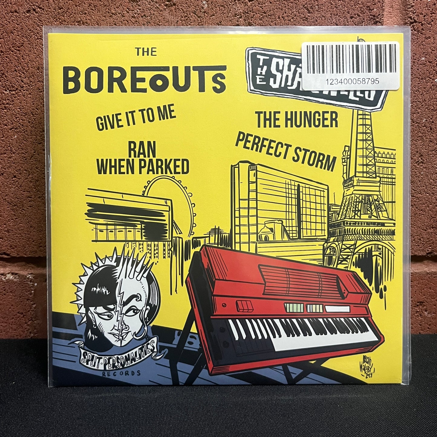 Used Vinyl: The Boreouts / The Shakewells "Split" 7" (Purple Vinyl)