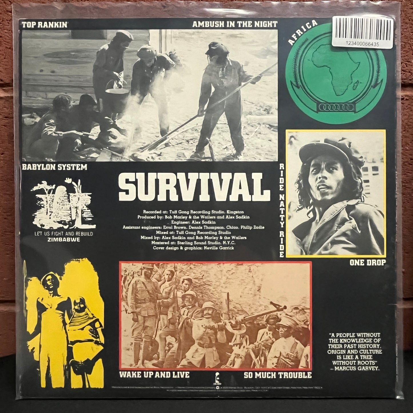 Used Vinyl: Bob Marley & The Wailers "Survival" LP (1979 Press - Promo Copy)