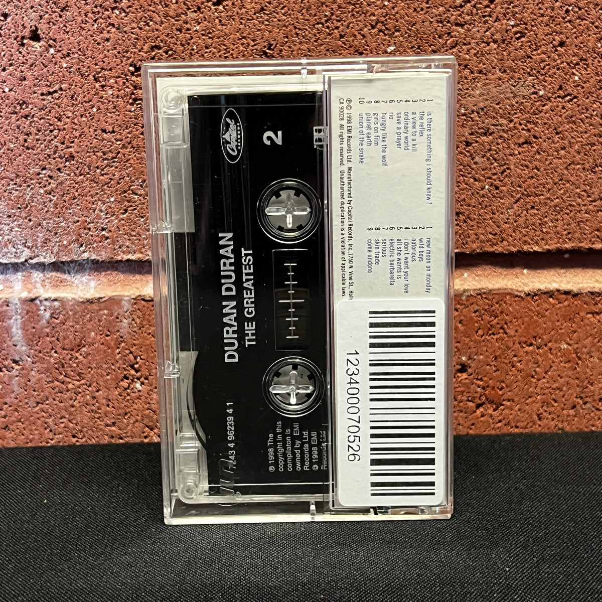Used Cassette: Duran Duran "Greatest" Tape