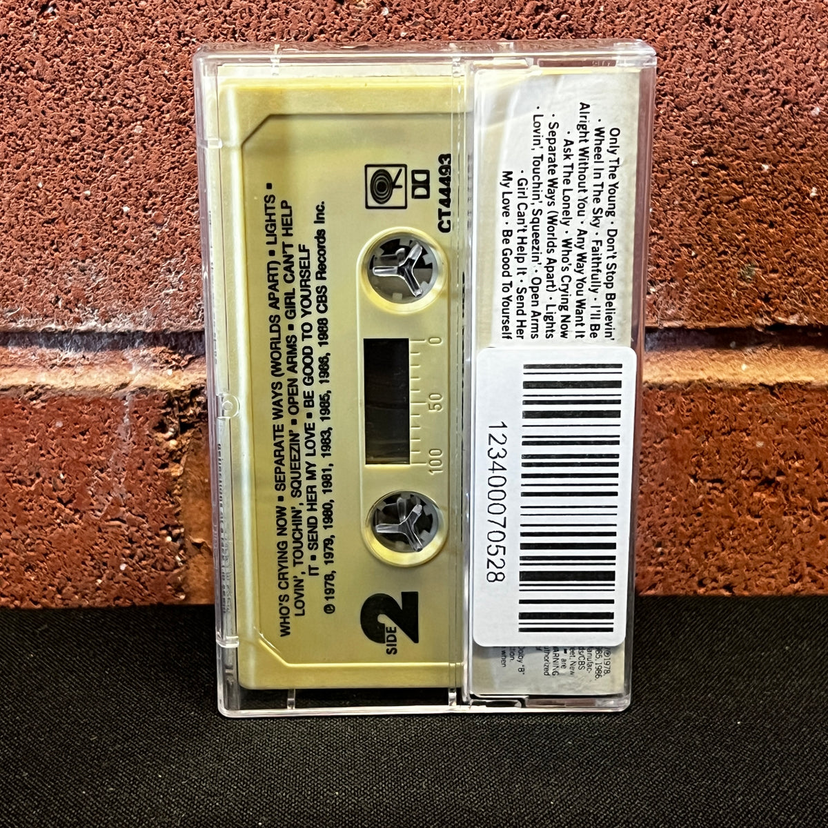 Used Cassette: Journey "Greatest Hits" Tape