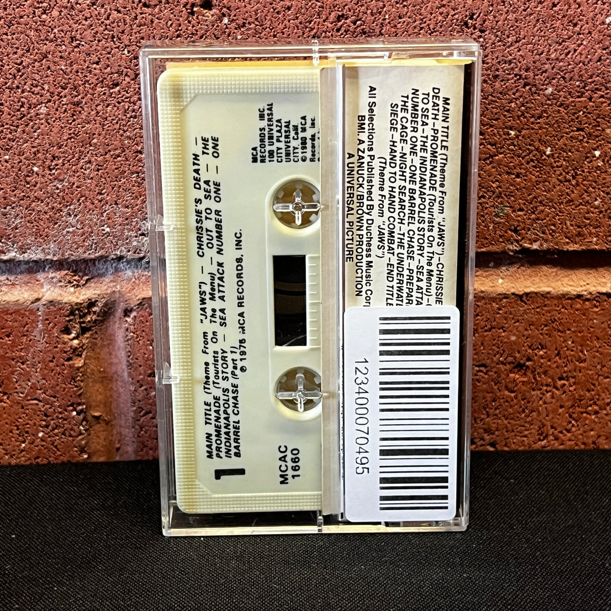 Used Cassette: V/A - "Jaws (Music From The Motion Picture)" Tape