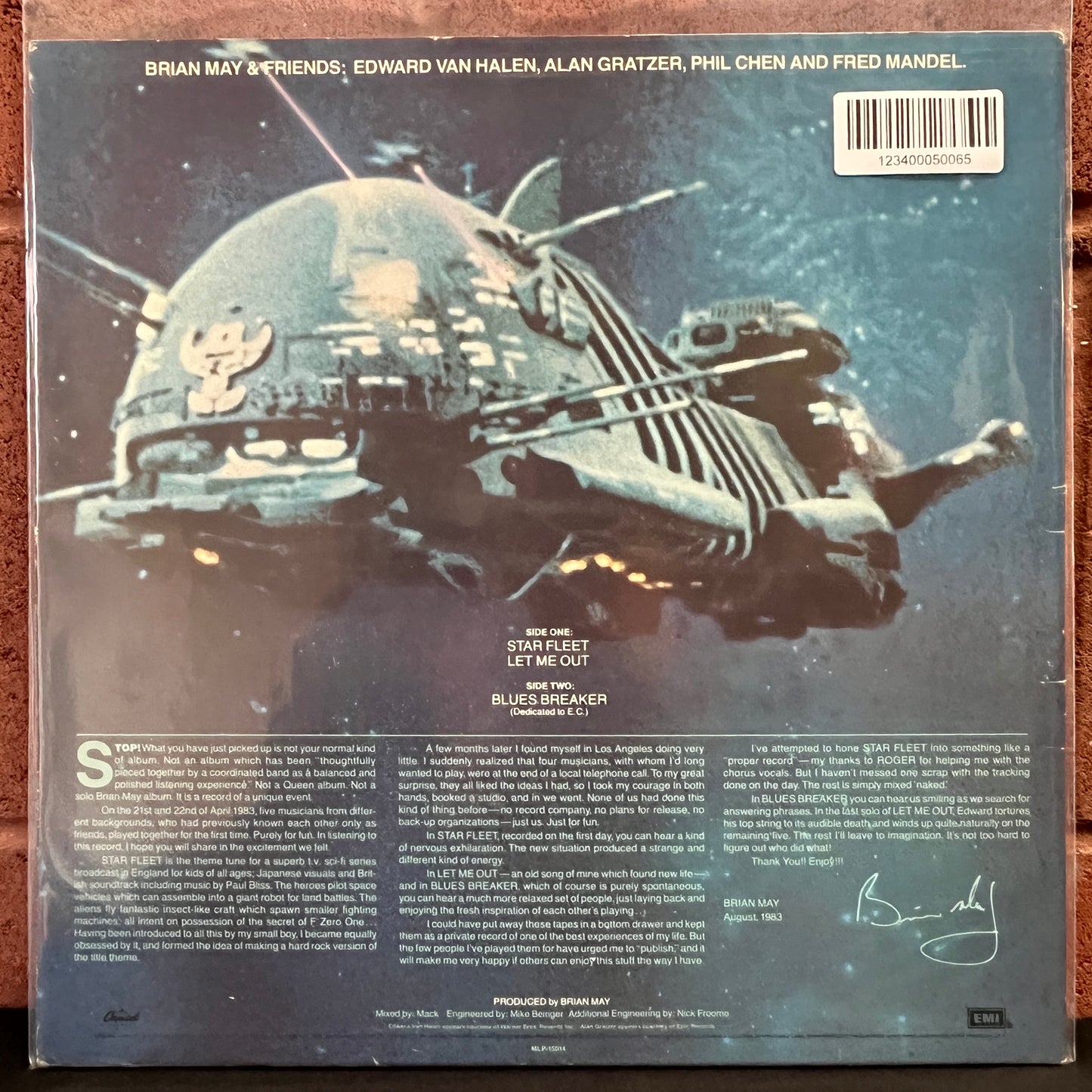 Used Vinyl: Brian May + Friends "Star Fleet Project" LP