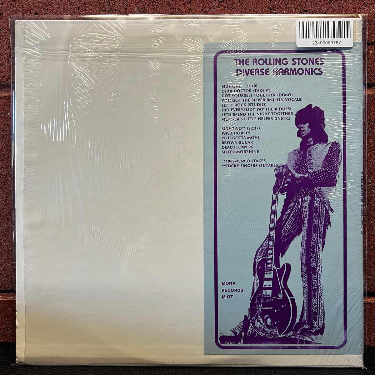 Used Vinyl: The Rolling Stones "Diverse Harmonics" LP ("Mona Records" Press In Shrink)