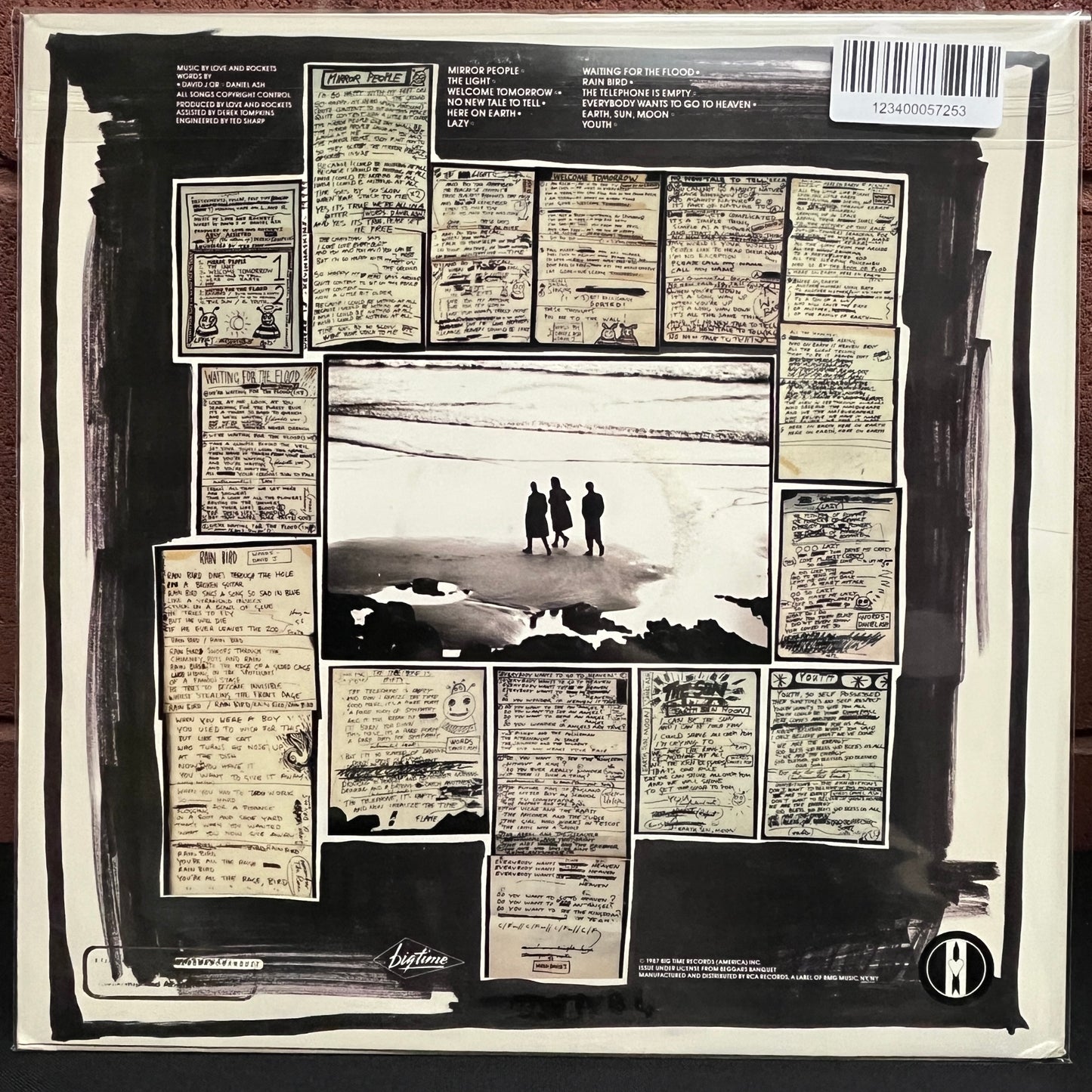 Used Vinyl: Love And Rockets "Earth - Sun - Moon" LP (1987 Press w/Hype)