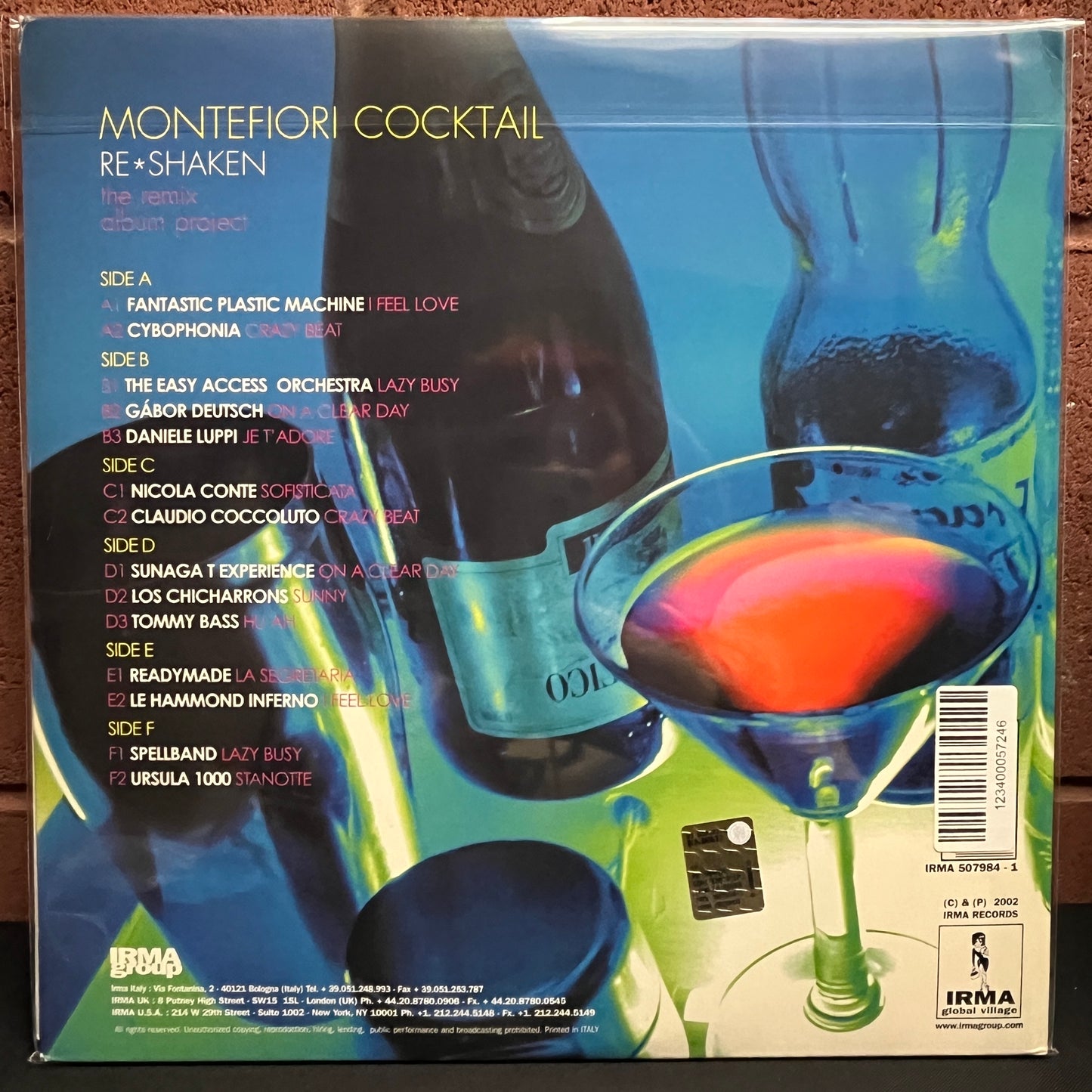 Used Vinyl: Montefiori Cocktail "Re*Shaken (The Remix Album Project)" 3xLP