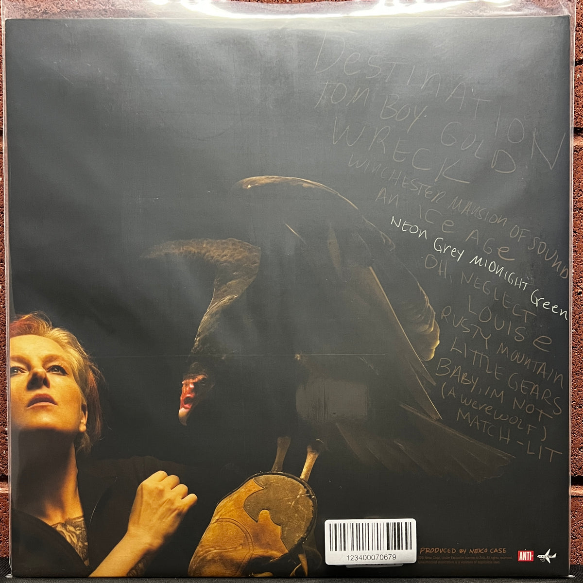 Used Vinyl: Neko Case "Neon Grey Midnight Green" LP (2025 Press - Frosted Clear Vinyl)