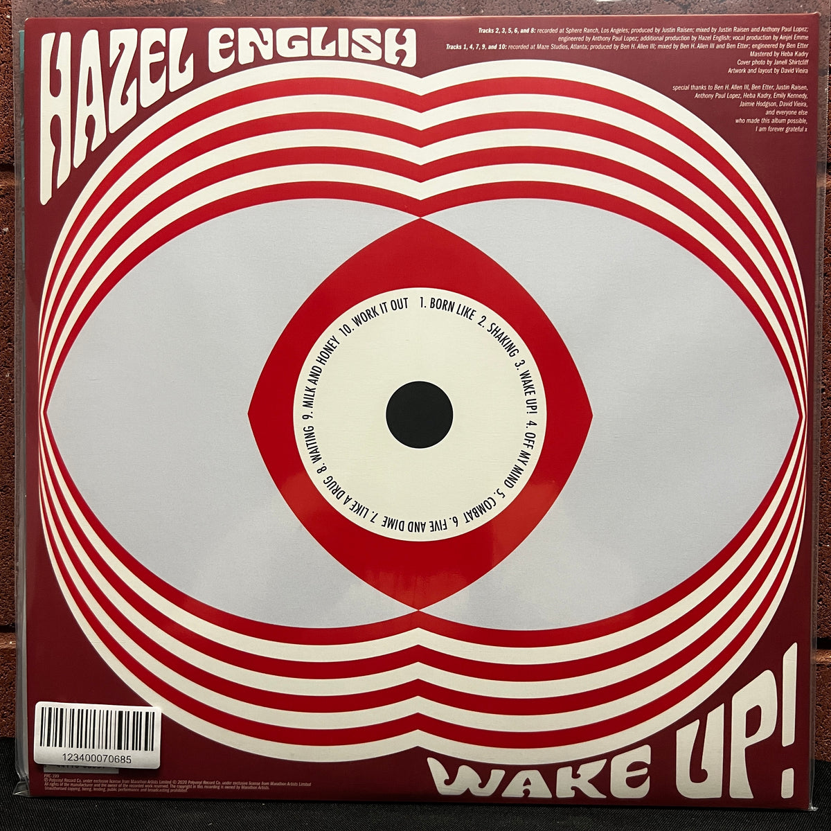 Used Vinyl: Hazel English "Wake UP!" LP (2020 Press - White Vinyl)