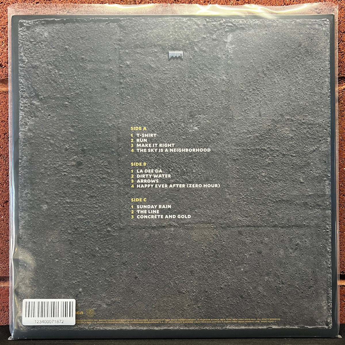 Used Vinyl: Foo Fighters "Concrete And Gold" 2xLP (2017 Press)
