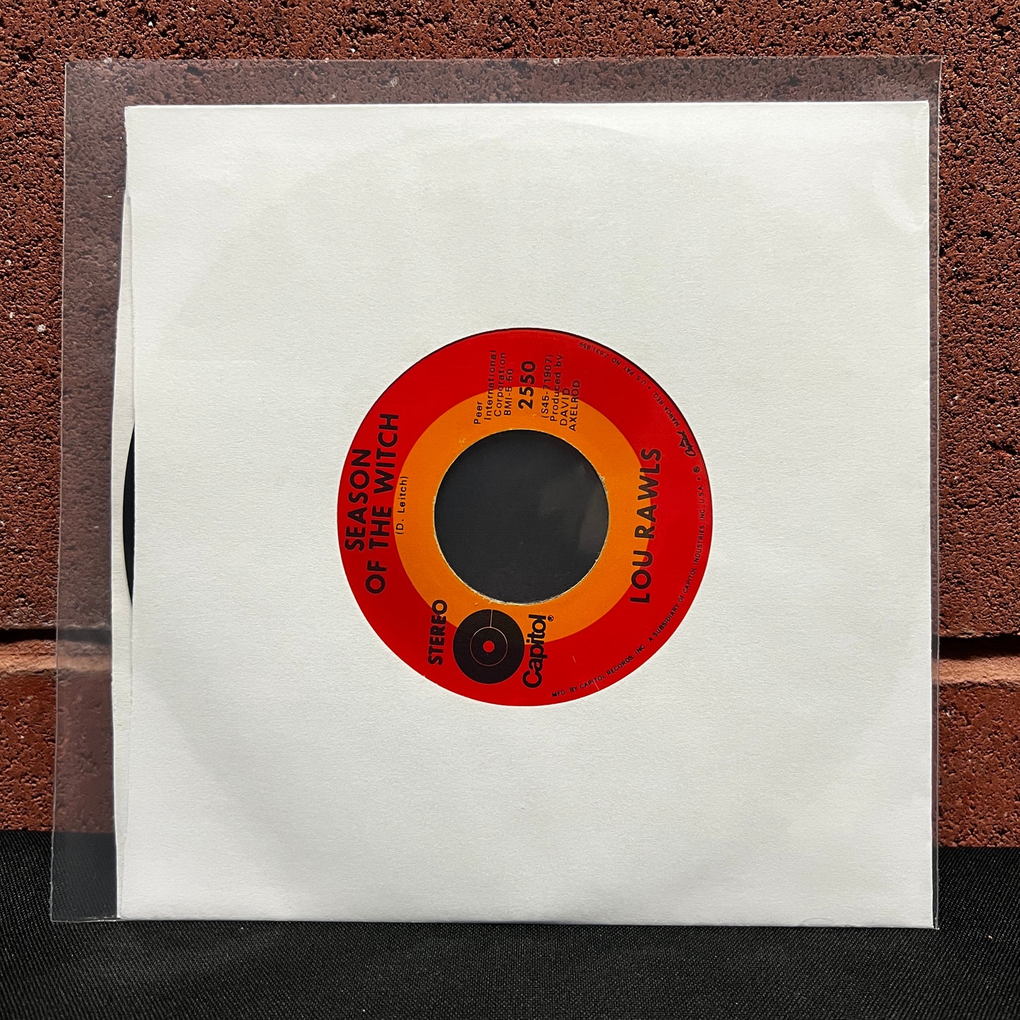 Used Vinyl: Lou Rawls "Your Good Thing / Season of the Witch" 7"