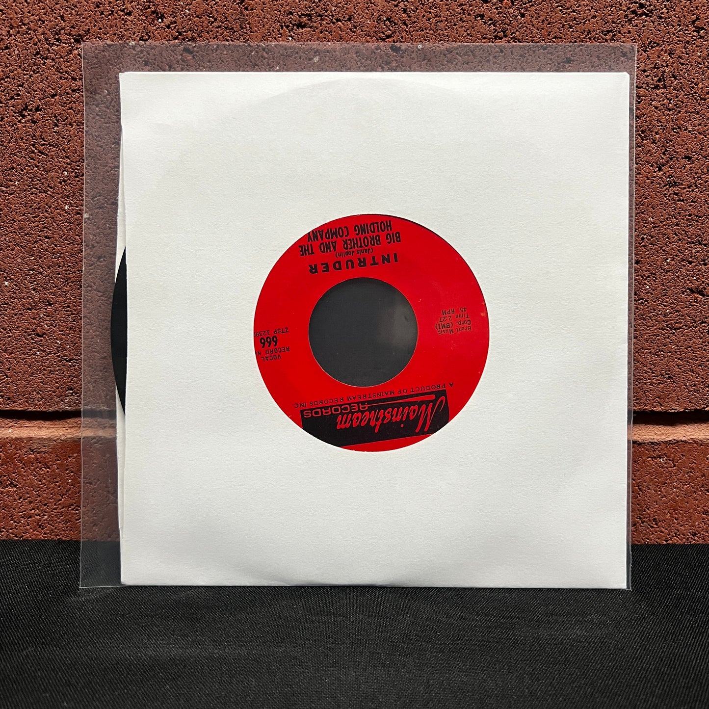 Used Vinyl: Big Brother and the Holding Company "Bye Bye Baby / Intruder" 7"