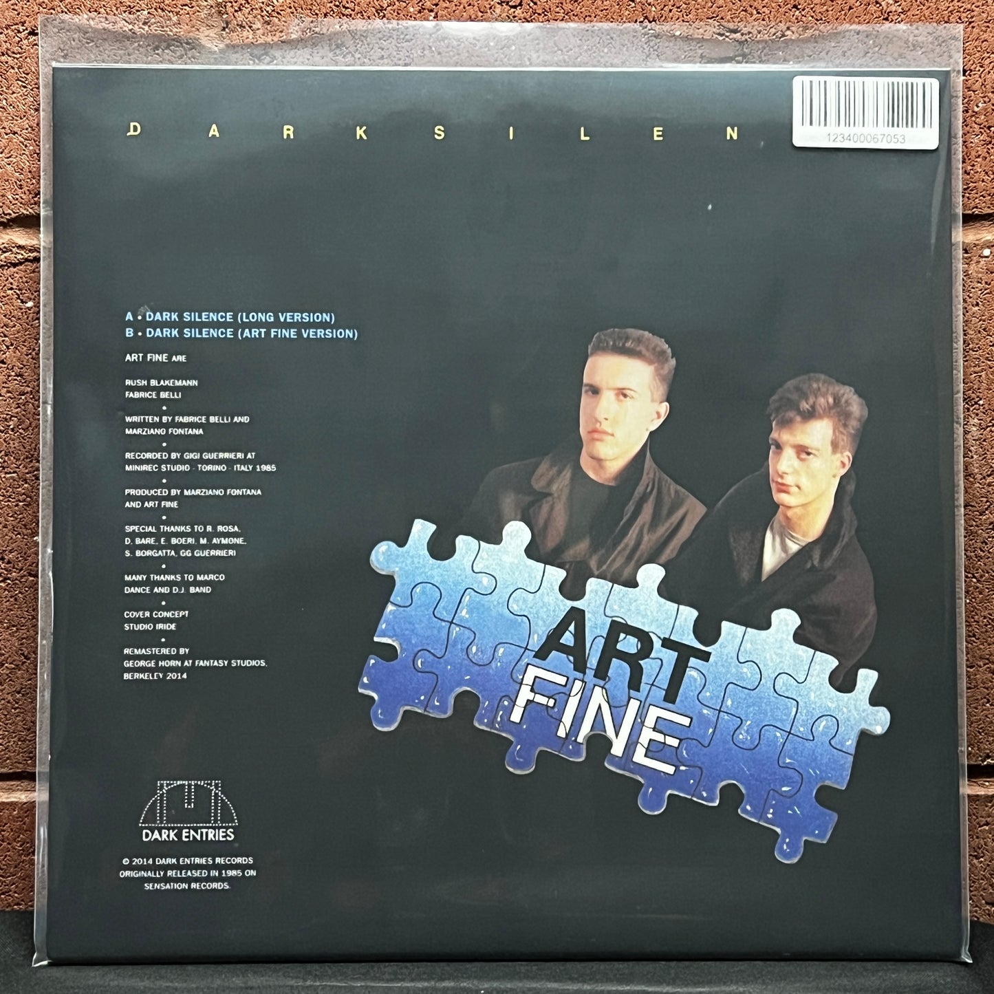 Used Vinyl: Art Fine "Dark Silence" 12" (2014 Press)