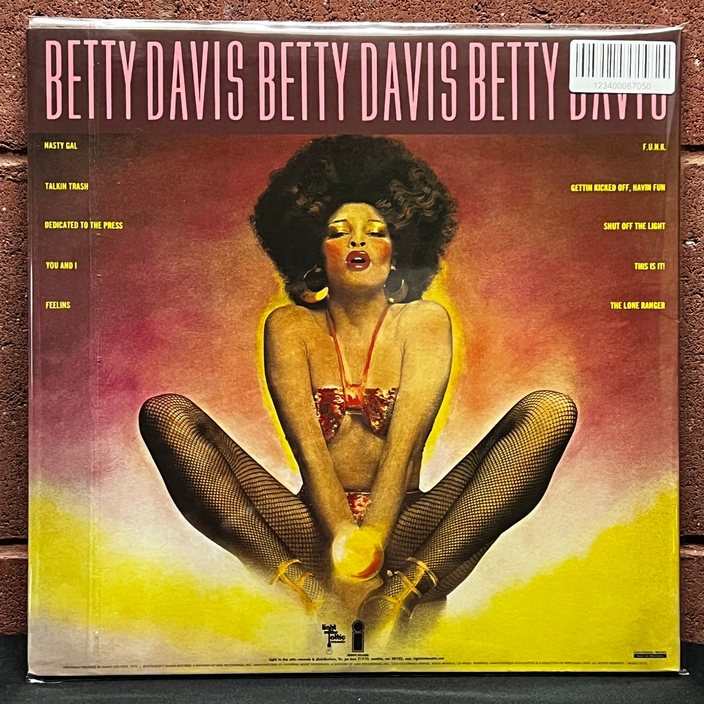 Used Vinyl: Betty Davis "Nasty Gal" LP (2021 Press - Clear Vinyl)