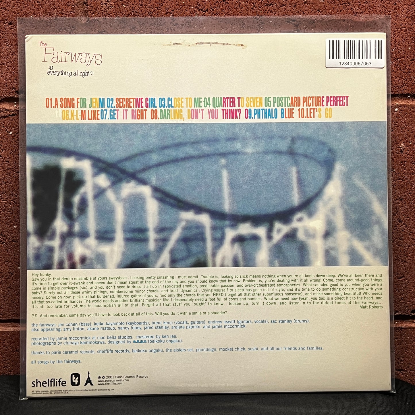 Used Vinyl: The Fairways "Is Everything All Right?" LP (2001 Press)