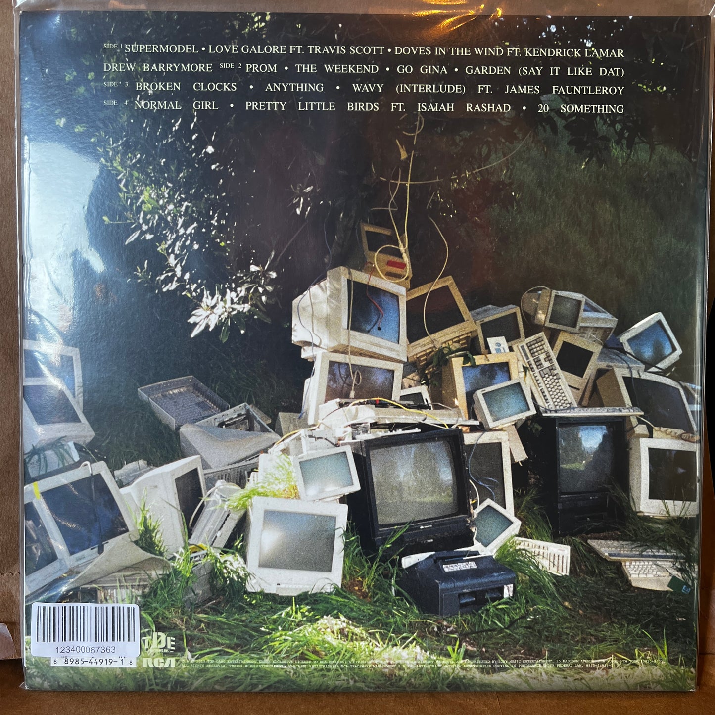 Used Vinyl: SZA "Ctrl" 2xLP (Green Vinyl)