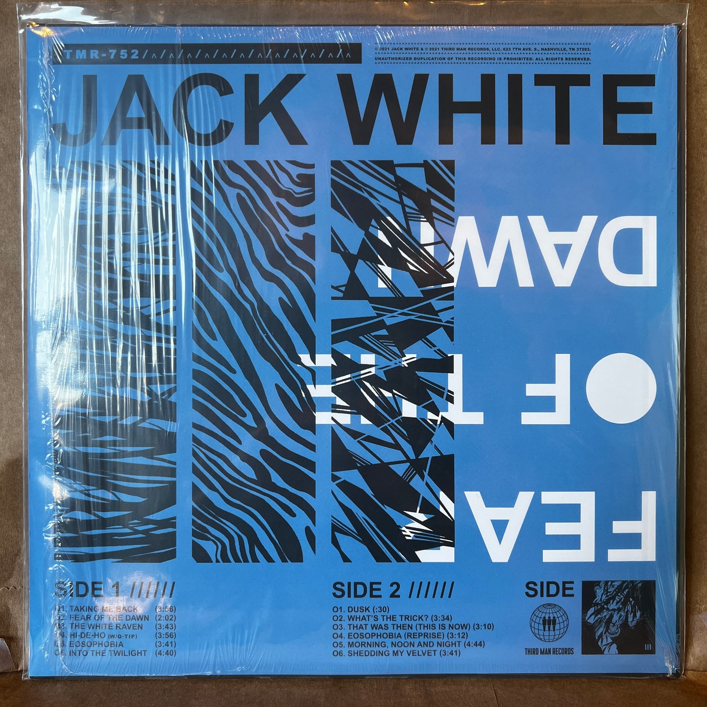 Used Vinyl: Jack White "Fear Of The Dawn" LP (2022 Press)