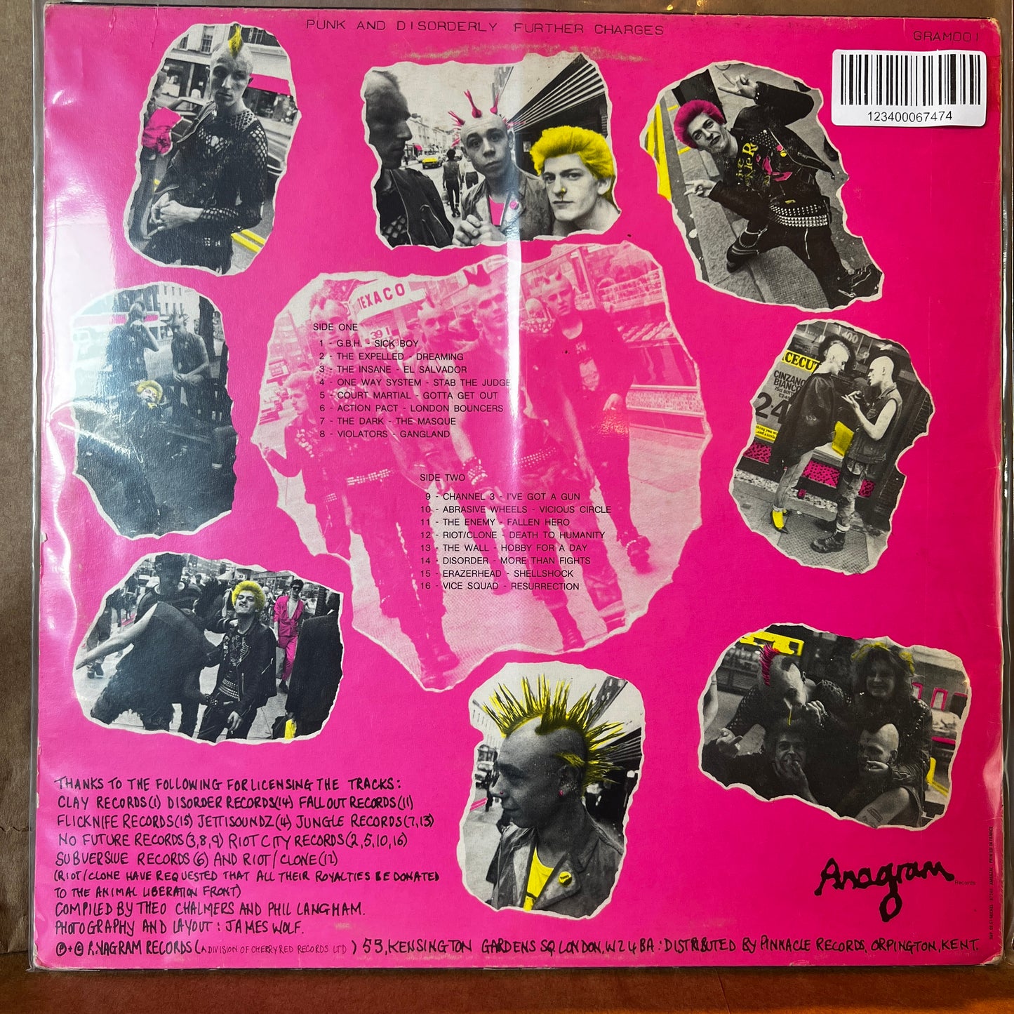 Used Vinyl: V/A - "Punk And Disorderly - Further Charges" LP (1982 UK Press)