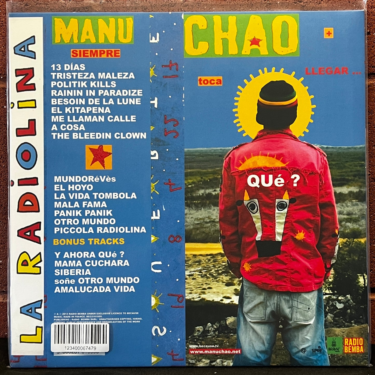 Used Vinyl: Manu Chao "La Radiolina" LP (2013 French Press)