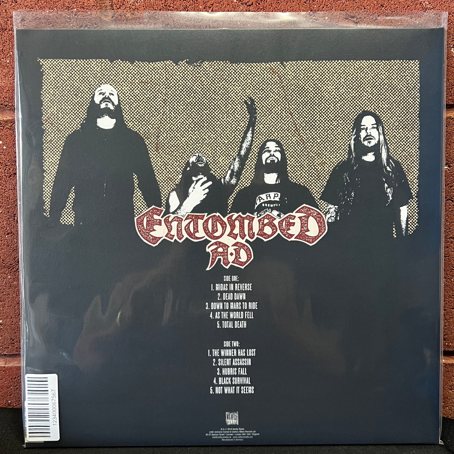 Used Vinyl: Entombed A.D. "Dead Dawn" LP (2016 Euro Press)