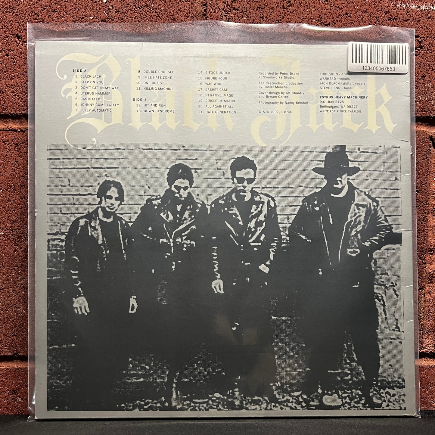 Used Vinyl: Black Jack "S/T" LP (1997 Press)