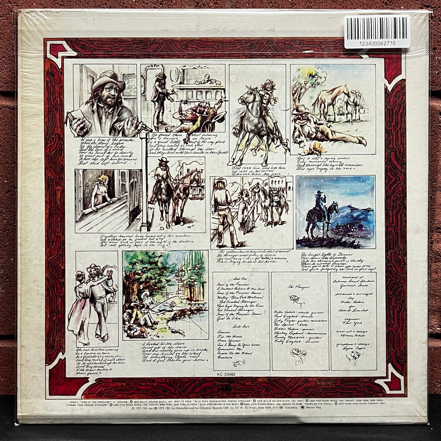 Used Vinyl: Willie Nelson "Red Headed Stranger" LP (In Open Shrink)