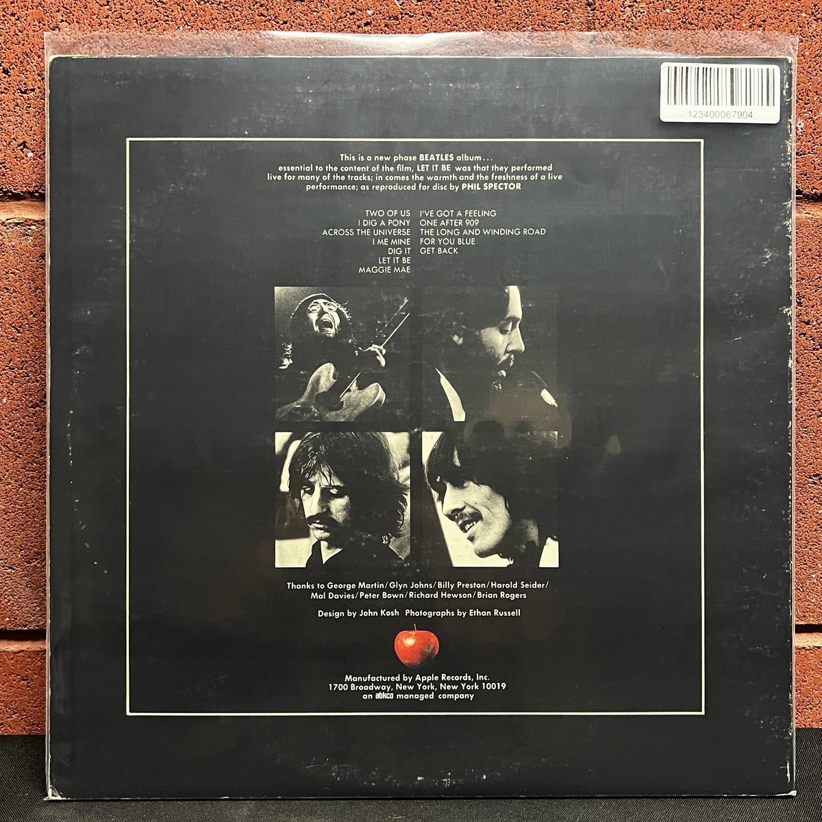 Used Vinyl: The Beatles "Let It Be" LP (1970 Press)