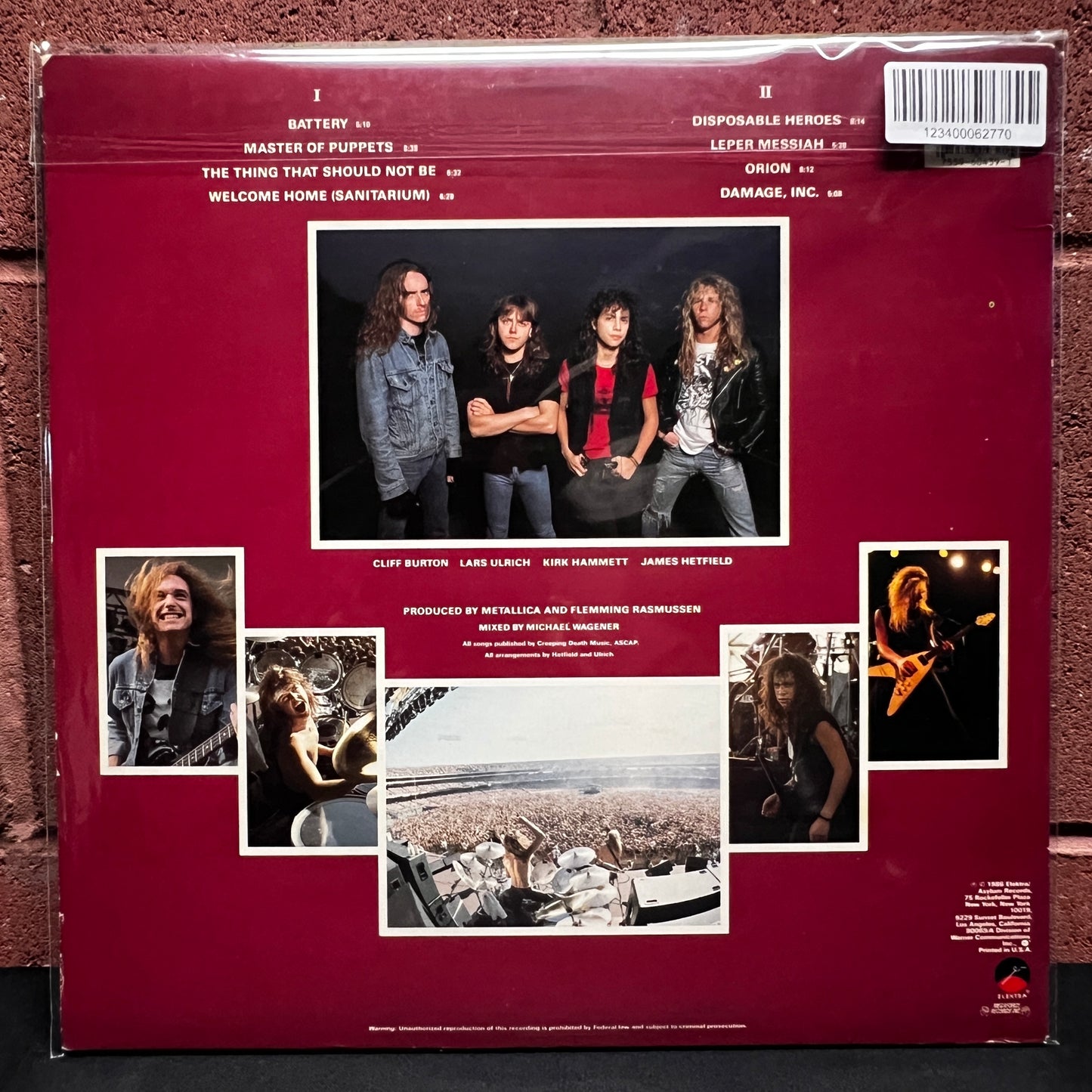Used Vinyl: Metallica "Master of Puppets" LP (Mis-Matched Cover/Vinyl)