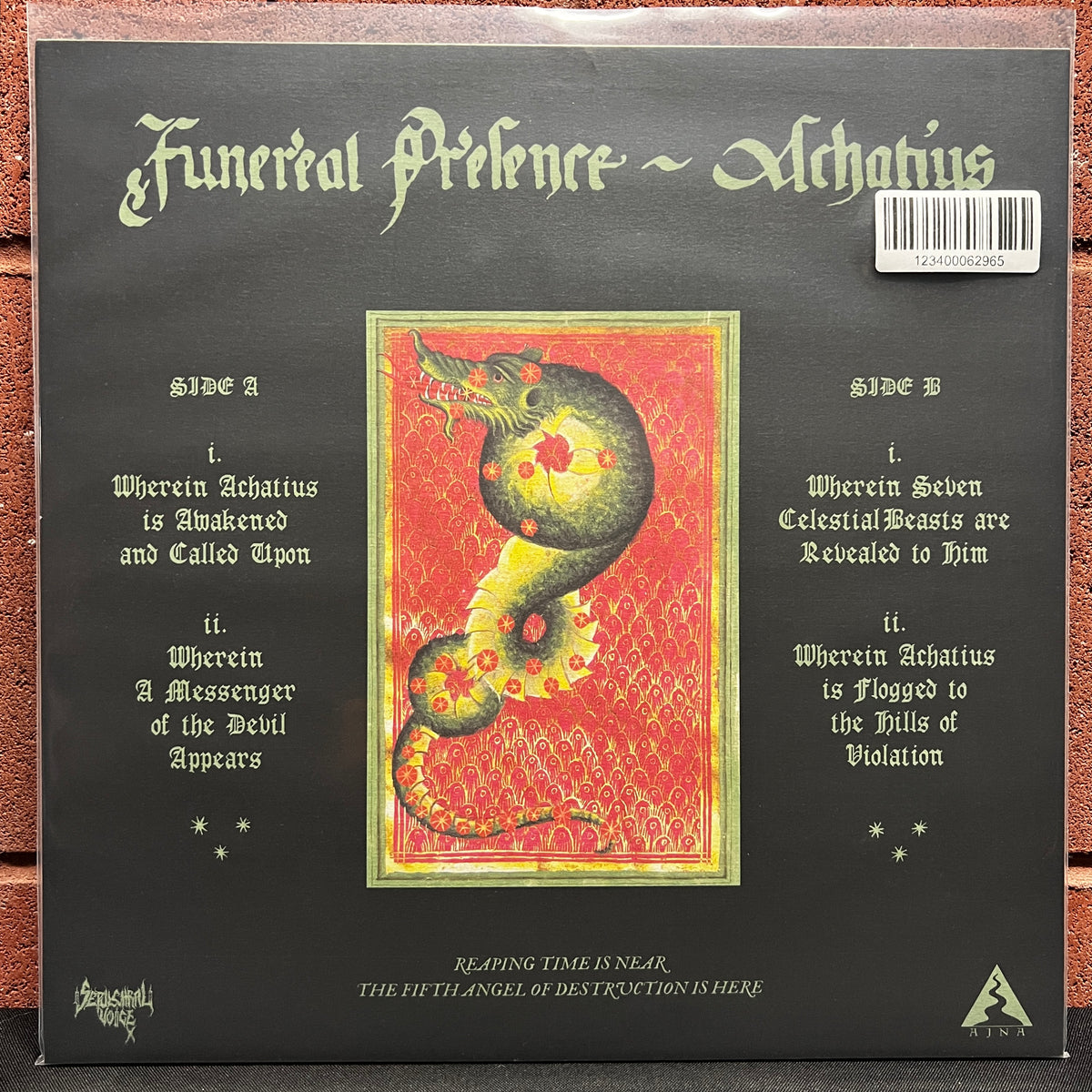 Used Vinyl: Funereal Presence "Achatius" LP