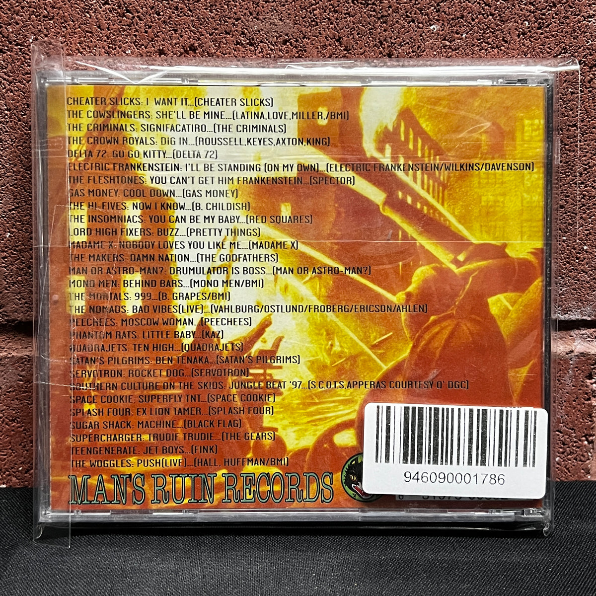 Used CD: V/A "Flaming Burn Out! An Estrus Benefit Comp" CD (Sealed! 1997 US Press)