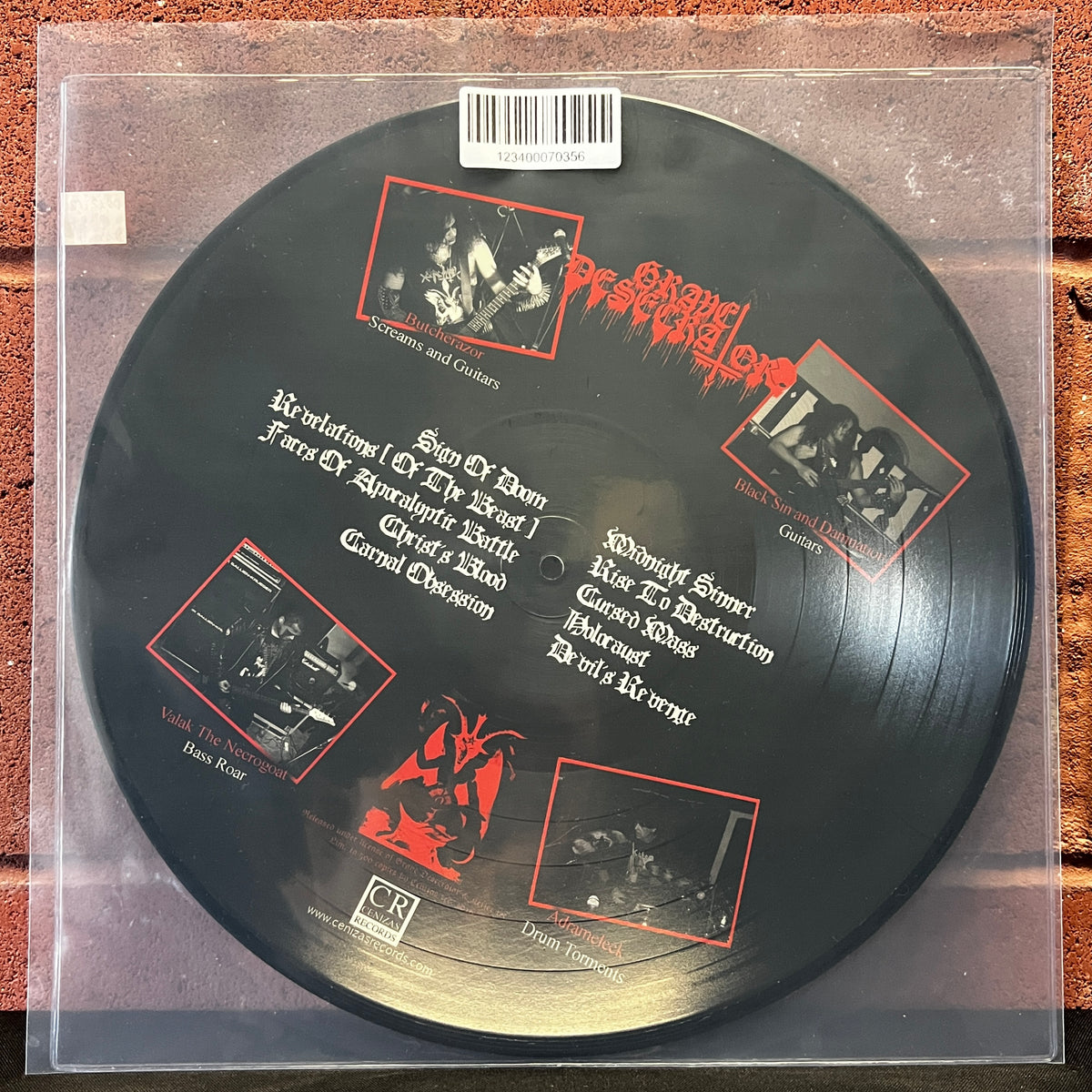 Used Vinyl: Grave Desecrator "Sign Of Doom" LP (2016 Press - Picture Disc)