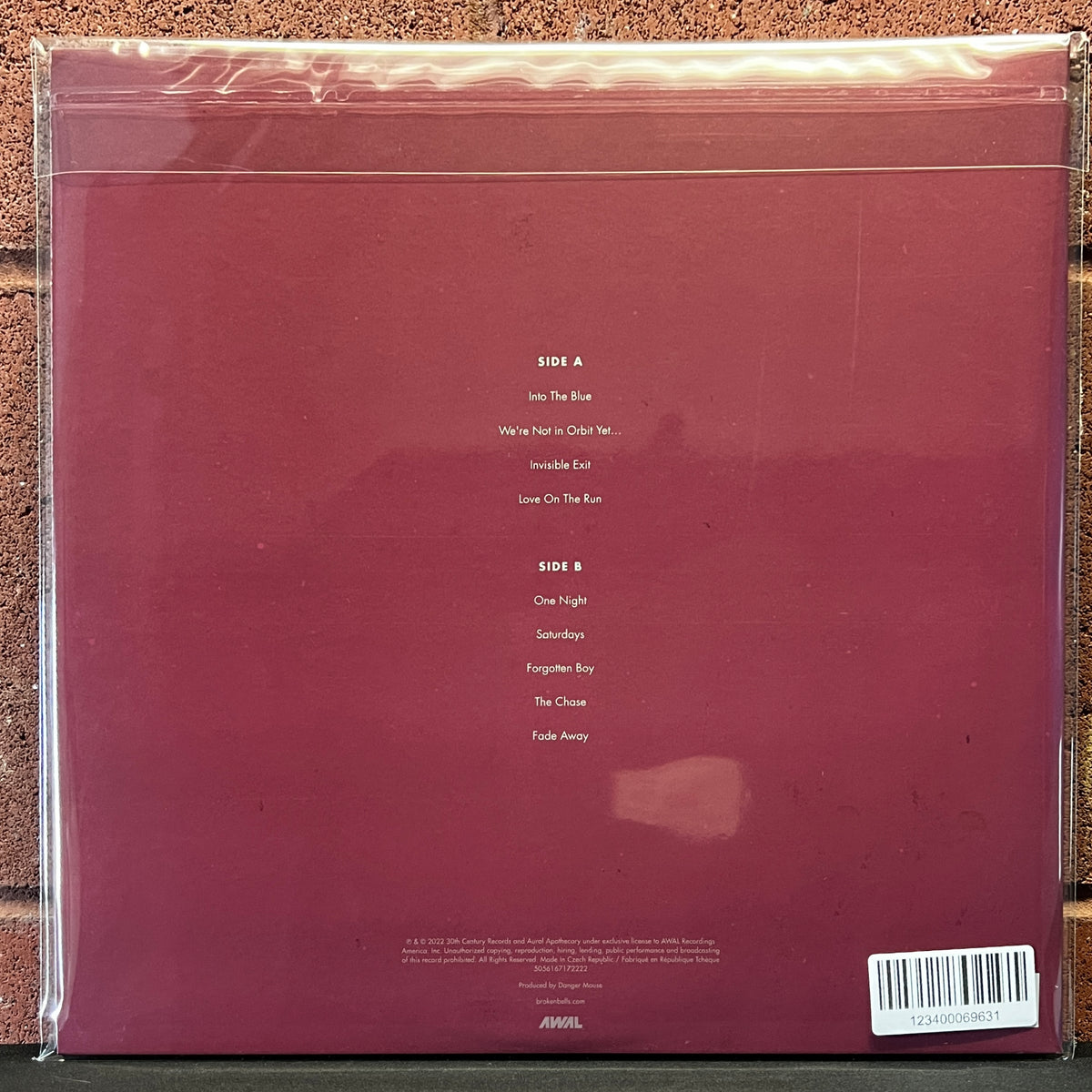 Used Vinyl: Broken Bells "Into the Blue" LP (Blue with Pink and Black Splatter vinyl)