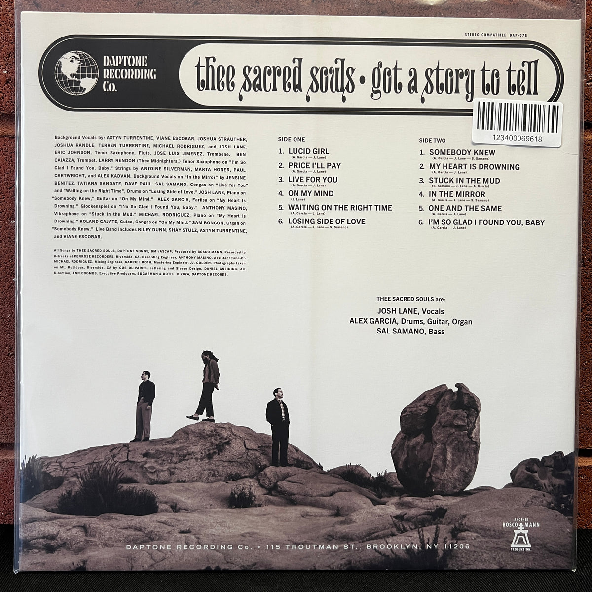 Used Vinyl: Thee Sacred Souls "Got A Story To Tell" LP