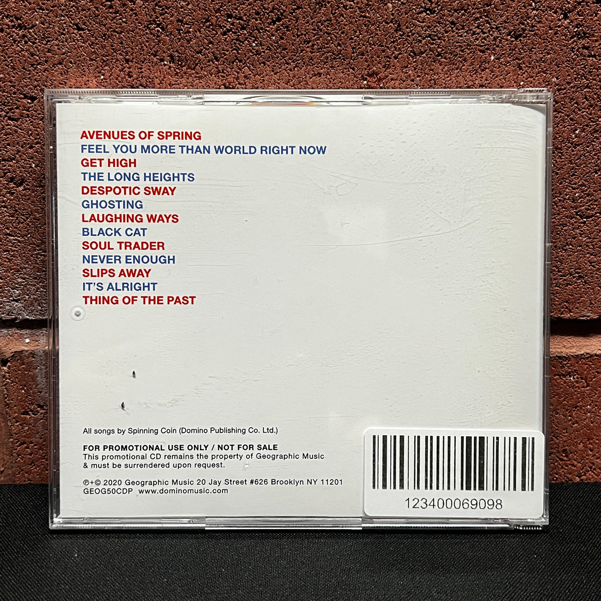 Used CD: Spinning Coin "Hyacinth" CD (2020 Promo Press)
