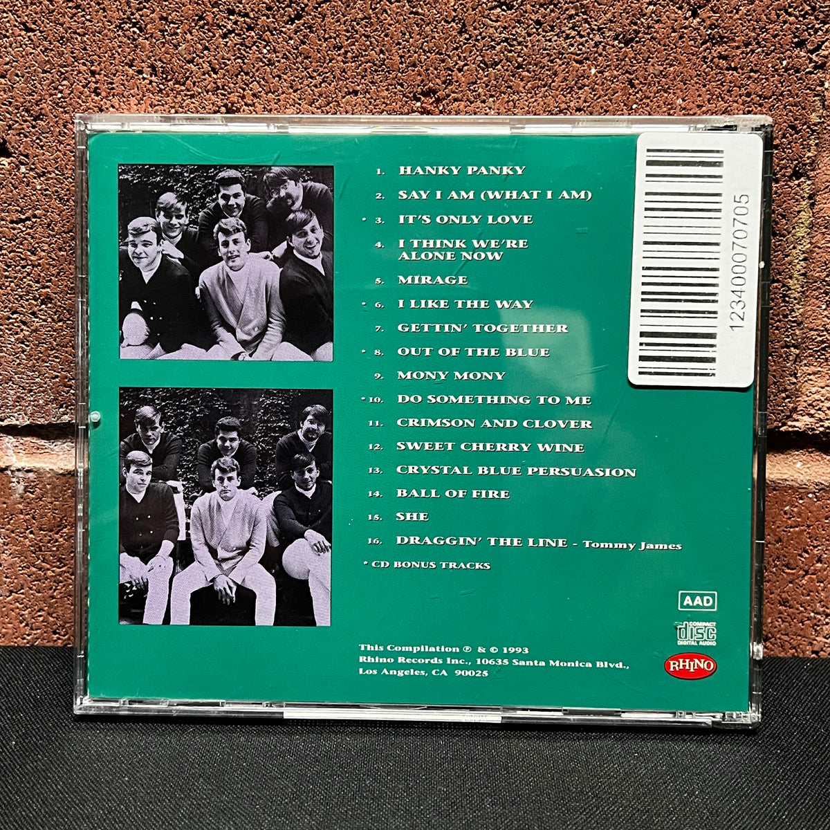 Used CD: Tommy James & The Shondells "The Very Best Of Tommy James & The Shondells" CD